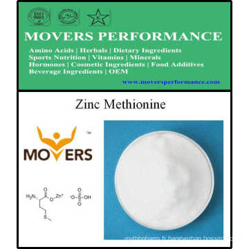 Supplément nutritionnel à la vente chaude Méthionine de zinc